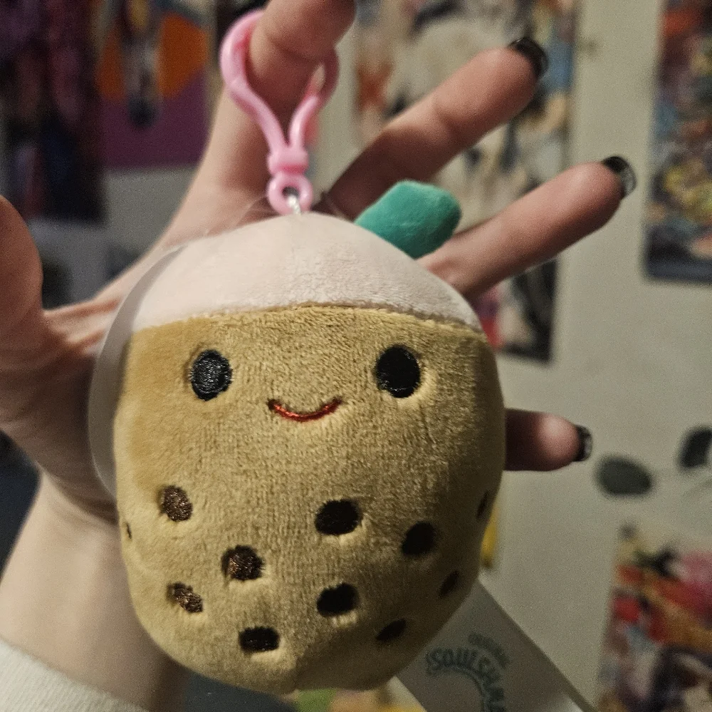 NWT Squishmallows Bernice the Boba Tea 3.5